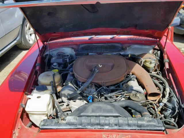 10704412052055 - 1979 MERCEDES-BENZ 450SL RED photo 7