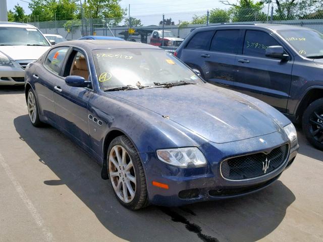 ZAMFE39AX70032131 - 2007 MASERATI QUATTROPOR BLUE photo 1