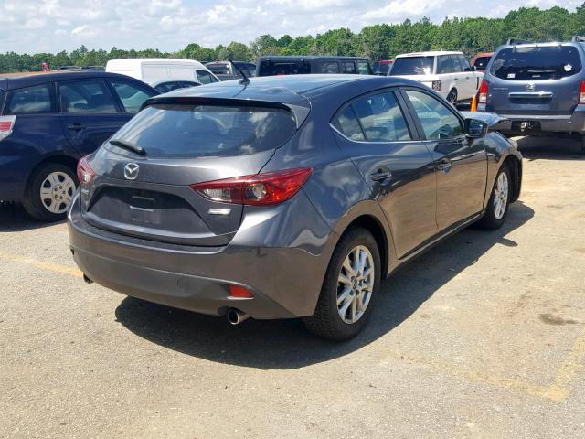 JM1BM1L75E1160078 - 2014 MAZDA 3 TOURING GRAY photo 4