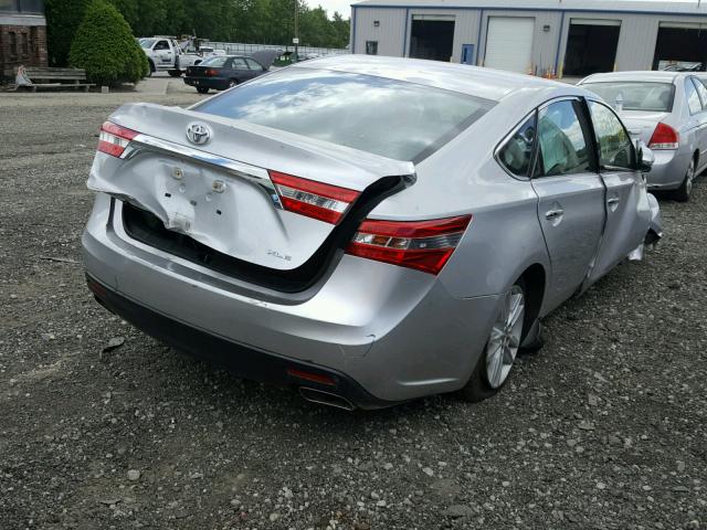 4T1BK1EBXDU042771 - 2013 TOYOTA AVALON BAS SILVER photo 4