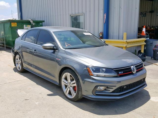 3VW4T7AJ1HM301830 - 2017 VOLKSWAGEN JETTA GLI GRAY photo 1