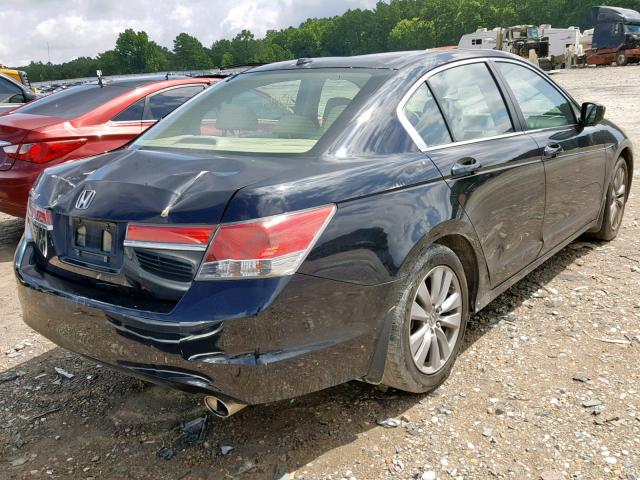 1HGCP2F86CA217991 - 2012 HONDA ACCORD EXL BLACK photo 4