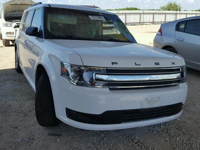 2FMGK5B85HBA01711 - 2017 FORD FLEX SE WHITE photo 1