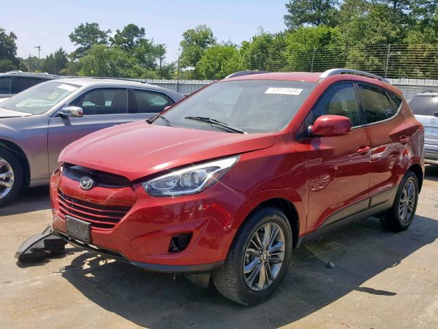 KM8JUCAG0FU058161 - 2015 HYUNDAI TUCSON LIM RED photo 2