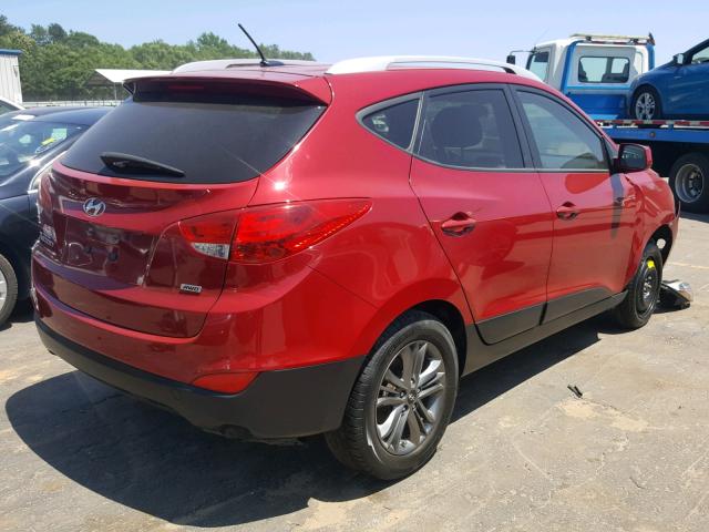 KM8JUCAG0FU058161 - 2015 HYUNDAI TUCSON LIM RED photo 4