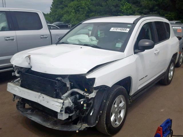 1C4NJCBA8ED559564 - 2014 JEEP COMPASS SP თეთრი ფოტო 2