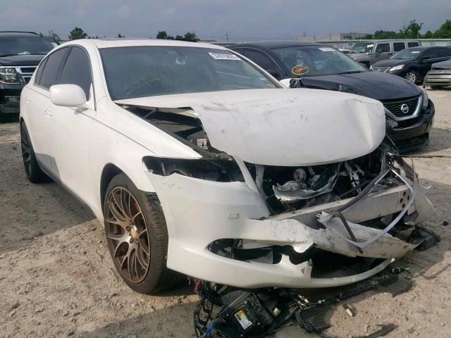 JTHBH96S565018387 - 2006 LEXUS GS 300 WHITE photo 1