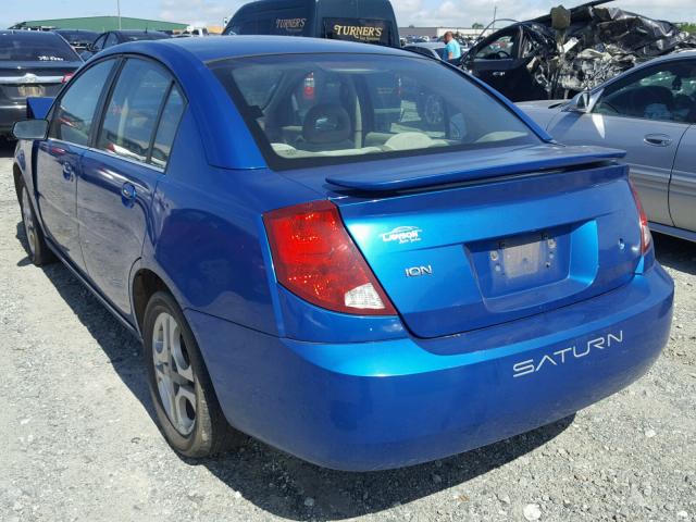 1G8AL52F34Z150626 - 2004 SATURN ION LEVEL BLUE photo 3