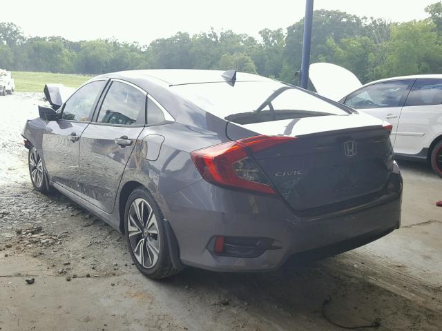 2HGFC1F74JH642781 - 2018 HONDA CIVIC EXL GRAY photo 3