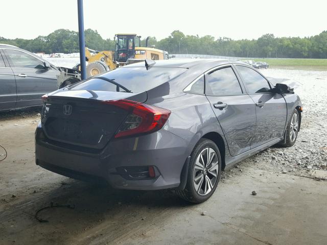 2HGFC1F74JH642781 - 2018 HONDA CIVIC EXL GRAY photo 4