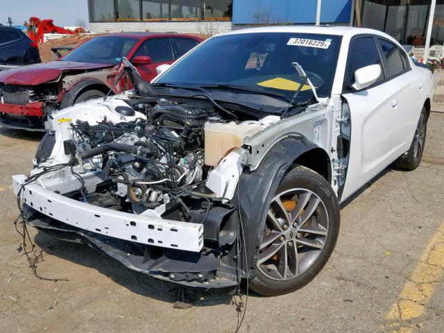 2C3CDXJG7JH231310 - 2018 DODGE CHARGER GT WHITE photo 2