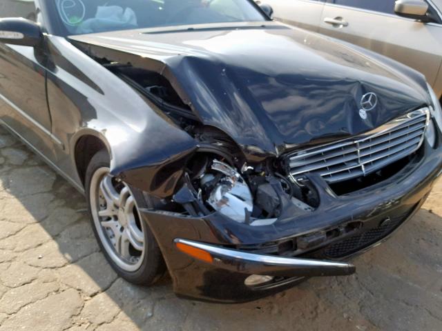 WDBUF65J54A479972 - 2004 MERCEDES-BENZ E 320 BLACK photo 9