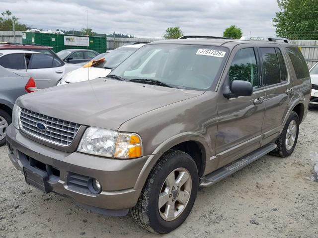 1FMDU75W03UA53172 - 2003 FORD EXPLORER L BEIGE photo 2