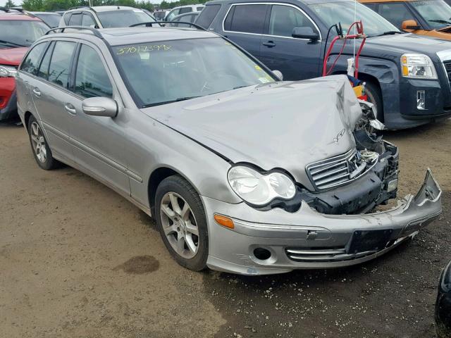 WDBRH81J25F671212 - 2005 MERCEDES-BENZ C 240 SPOR SILVER photo 1