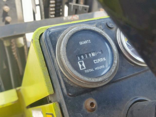 TM24700417875FB - 1990 CLARK FORKLIFT FORKLIFT Черный фото 8
