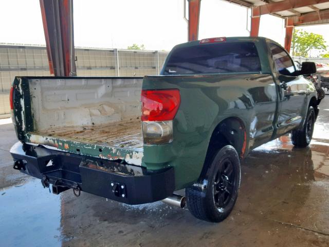 5TFLU52148X006780 - 2008 TOYOTA TUNDRA GREEN photo 4