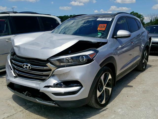 KM8J33A25GU138774 - 2016 HYUNDAI TUCSON LIM SILVER photo 2