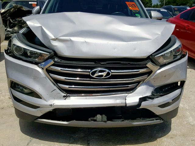 KM8J33A25GU138774 - 2016 HYUNDAI TUCSON LIM SILVER photo 9