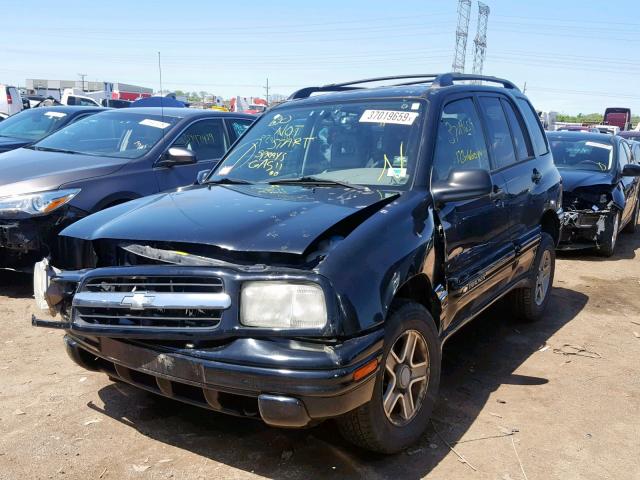 2CNBJ634246914914 - 2004 CHEVROLET TRACKER LT BLACK photo 2