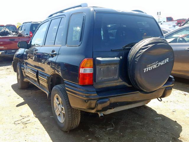 2CNBJ634246914914 - 2004 CHEVROLET TRACKER LT BLACK photo 3