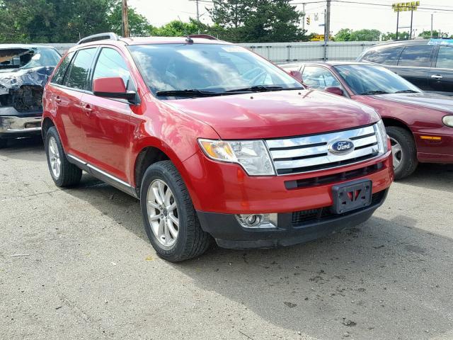 2FMDK4JC7ABB17419 - 2010 FORD EDGE SEL RED photo 1