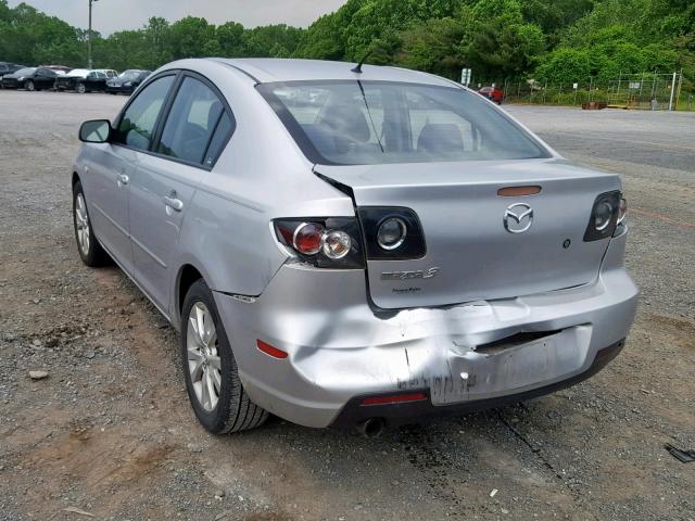 JM1BK12G181808382 - 2008 MAZDA 3 I SILVER photo 3