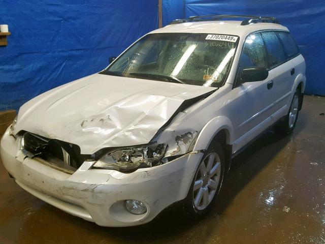 4S4BP61C777341411 - 2007 SUBARU LEGACY OUT WHITE photo 2