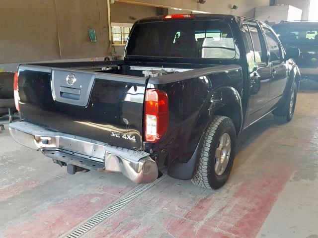 1N6AD07W07C449168 - 2007 NISSAN FRONTIER C BLACK photo 4