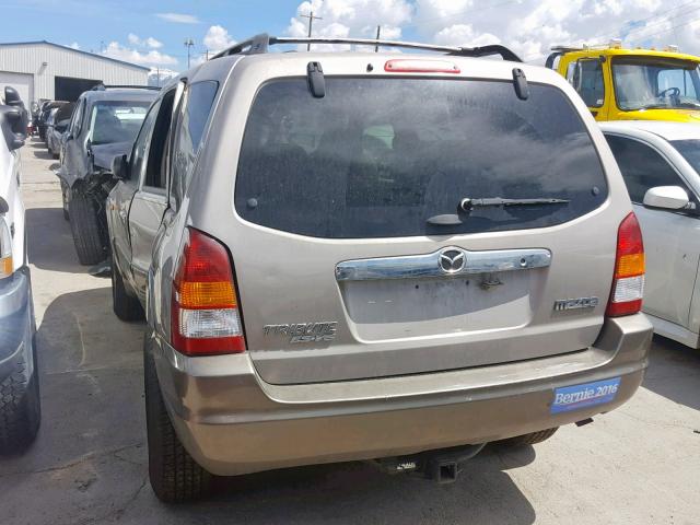 4F2CU08101KM33290 - 2001 MAZDA TRIBUTE LX TAN photo 3