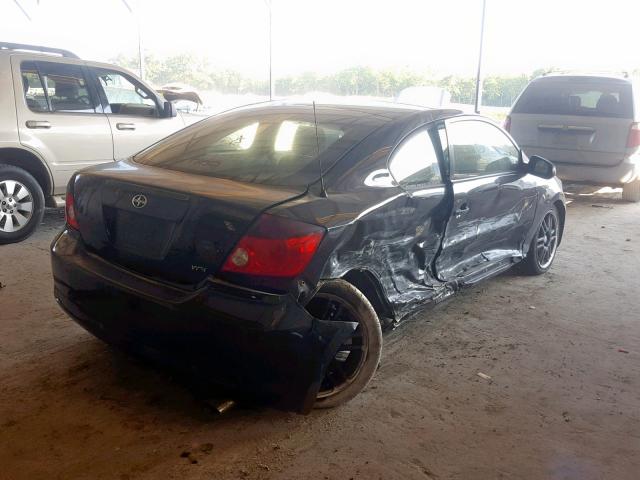 JTKDE177760133562 - 2006 TOYOTA SCION TC შავი ფოტო 4