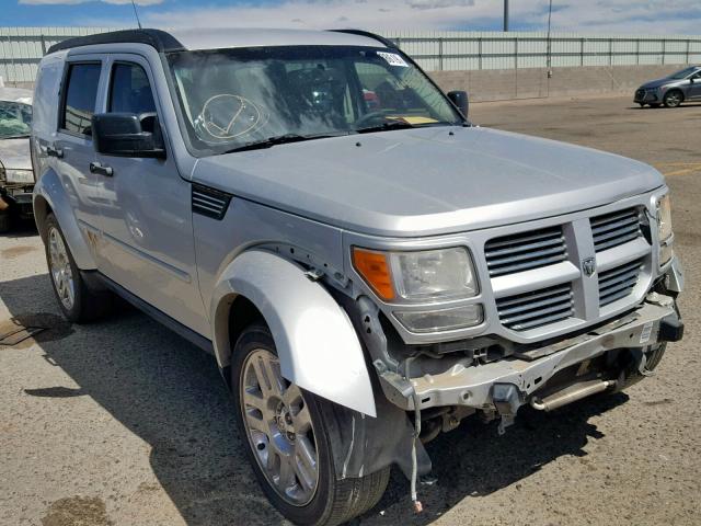 1D4PT4GX2BW504858 - 2011 DODGE NITRO HEAT SILVER photo 1