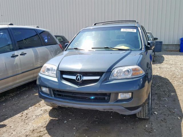 2HNYD18665H000832 - 2005 ACURA MDX TOURIN GRAY photo 2