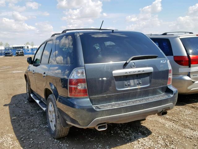 2HNYD18665H000832 - 2005 ACURA MDX TOURIN GRAY photo 3