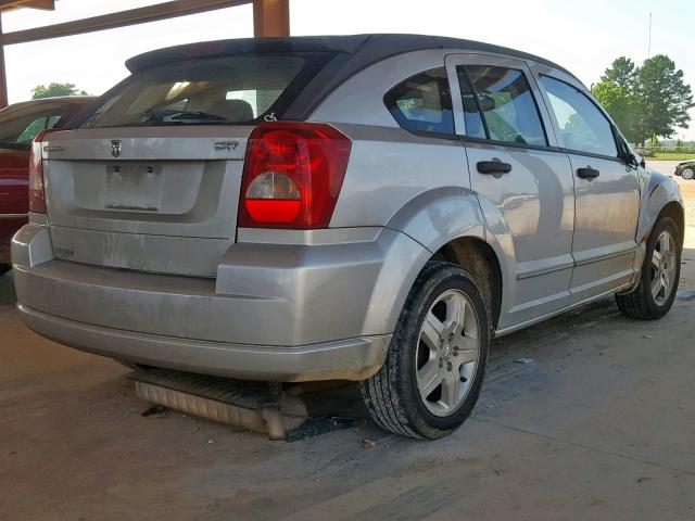 1B3HB48B97D370717 - 2007 DODGE CALIBER SX SILVER photo 4