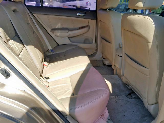 1HGCM56805A128205 - 2005 HONDA ACCORD EX GOLD photo 6