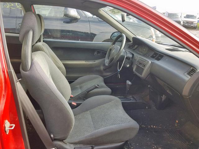 2HGEH2443SH003661 - 1995 HONDA CIVIC CX RED photo 5