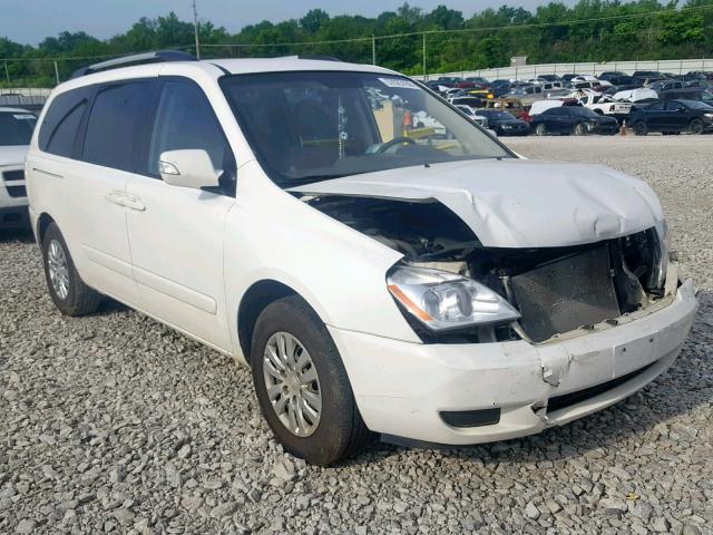 KNDMG4C74C6427826 - 2012 KIA SEDONA LX WHITE photo 1