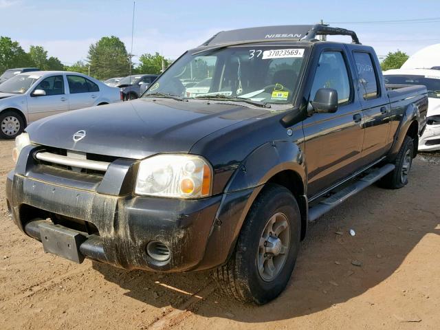 1N6ED29Y64C468430 - 2004 NISSAN FRONTIER C BLACK photo 2