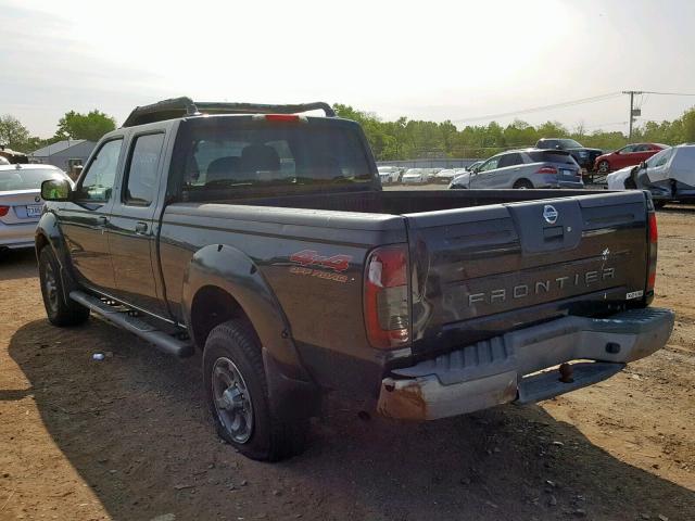 1N6ED29Y64C468430 - 2004 NISSAN FRONTIER C BLACK photo 3