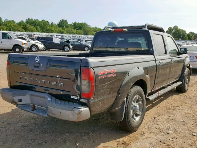 1N6ED29Y64C468430 - 2004 NISSAN FRONTIER C BLACK photo 4