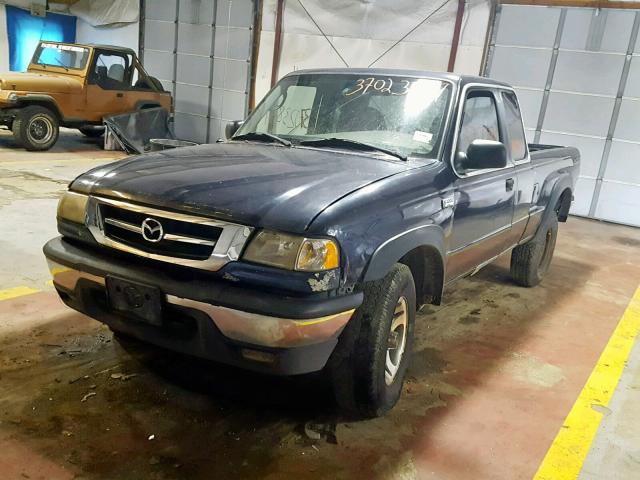 4F4ZR47E02TM04317 - 2002 MAZDA B4000 CAB BLUE photo 2