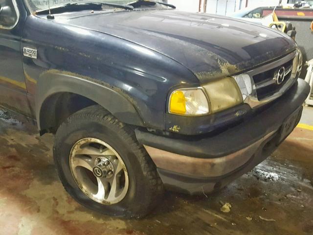 4F4ZR47E02TM04317 - 2002 MAZDA B4000 CAB BLUE photo 9