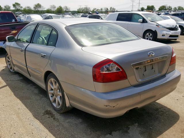 JNKBF01A12M005040 - 2002 INFINITI Q45 GRAY photo 3