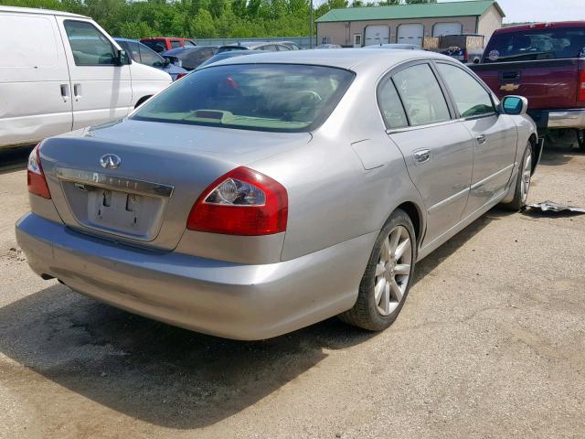 JNKBF01A12M005040 - 2002 INFINITI Q45 GRAY photo 4