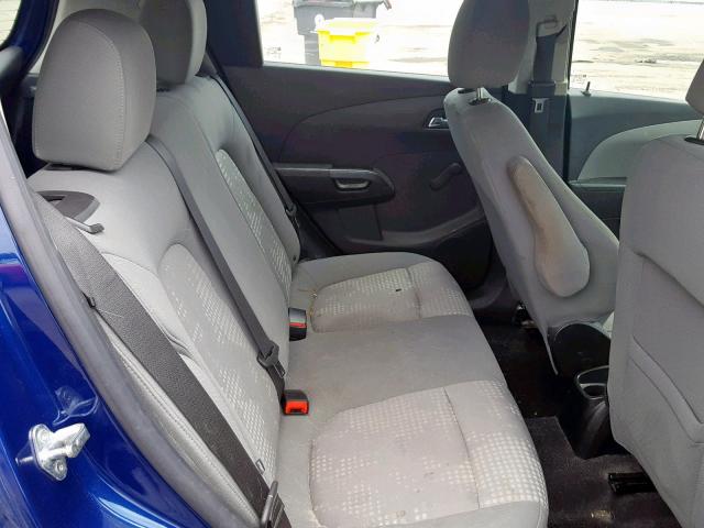 1G1JA6SH0C4196213 - 2012 CHEVROLET SONIC LS 蓝色 照片 6