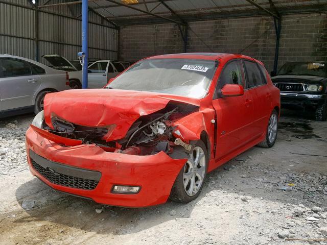 JM1BK143271637084 - 2007 MAZDA 3 HATCHBAC RED photo 2