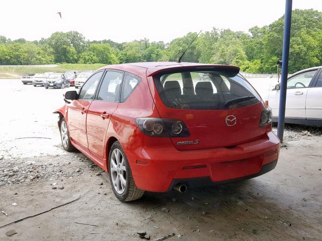 JM1BK143271637084 - 2007 MAZDA 3 HATCHBAC RED photo 3