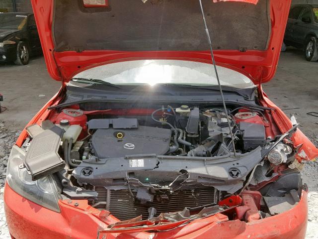 JM1BK143271637084 - 2007 MAZDA 3 HATCHBAC RED photo 7