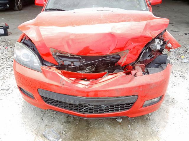 JM1BK143271637084 - 2007 MAZDA 3 HATCHBAC RED photo 9