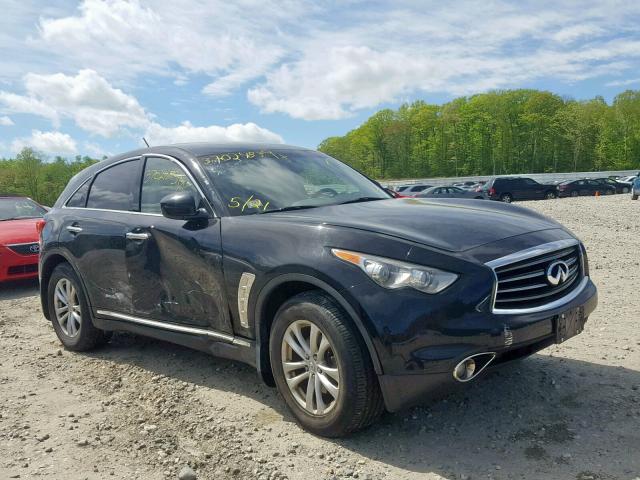 JN8CS1MW1DM173296 - 2013 INFINITI FX37 BLACK photo 1